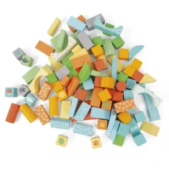 WOOD 'N' PLAY 100 blocchi da costruzione in legno – wood “n” play> Costruzioni In Legno