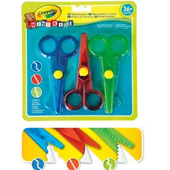 CRAYOLA 3 forbici di sicurezza minikids> Cancelleria E Accessori