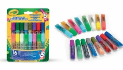 CRAYOLA 16 mini colle glitter lavabili> Cancelleria E Accessori