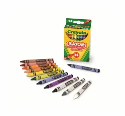 CRAYOLA 24 pastelli a cera> Kit Artistici E Pittura