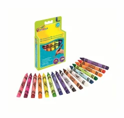 CRAYOLA 16 pastelli a cera triangolari & lavabili mini kids> Cancelleria E Accessori