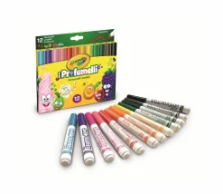 CRAYOLA 12 pennarelli lavabili “i profumelli” punta maxi> Cancelleria E Accessori