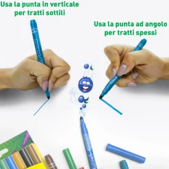 CRAYOLA 10 pennarelli lavabili profumati punta media i profumelli><noscript><img width=