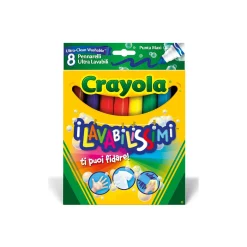 CRAYOLA 8 pennarelli maxi punta i lavabilissimi> Cancelleria E Accessori