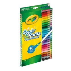 CRAYOLA 50 pennarelli superpunta lavabili> Cancelleria E Accessori