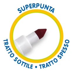 CRAYOLA 50 pennarelli superpunta lavabili> Cancelleria E Accessori