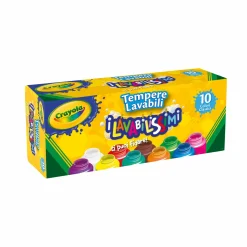 CRAYOLA 10 tempere lavabili – giocattoli toys center> Cancelleria E Accessori