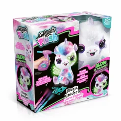 ROCCO GIOCATTOLI Airbrush plush – peluche magic unicorn- libera la fantasia> Kit Artistici E Pittura