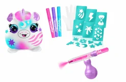 ROCCO GIOCATTOLI Airbrush plush – peluche surprise 6 cuccioli differenti – libera la fantasia><noscript><img width=