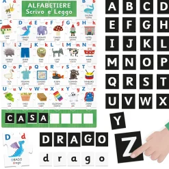 HEADU Alfabetiere scrivo e leggo – impara l’alfabeto giocando – prime letture 3+> Giochi Per Imparare Le Lingue