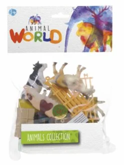 ANIMAL WORLD Animali della fattoria e savana assortiti> Action Figures