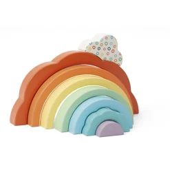 WOOD 'N' PLAY Arcobaleno impilabile – wood “n” play> Giochi Di Imitazione In Legno