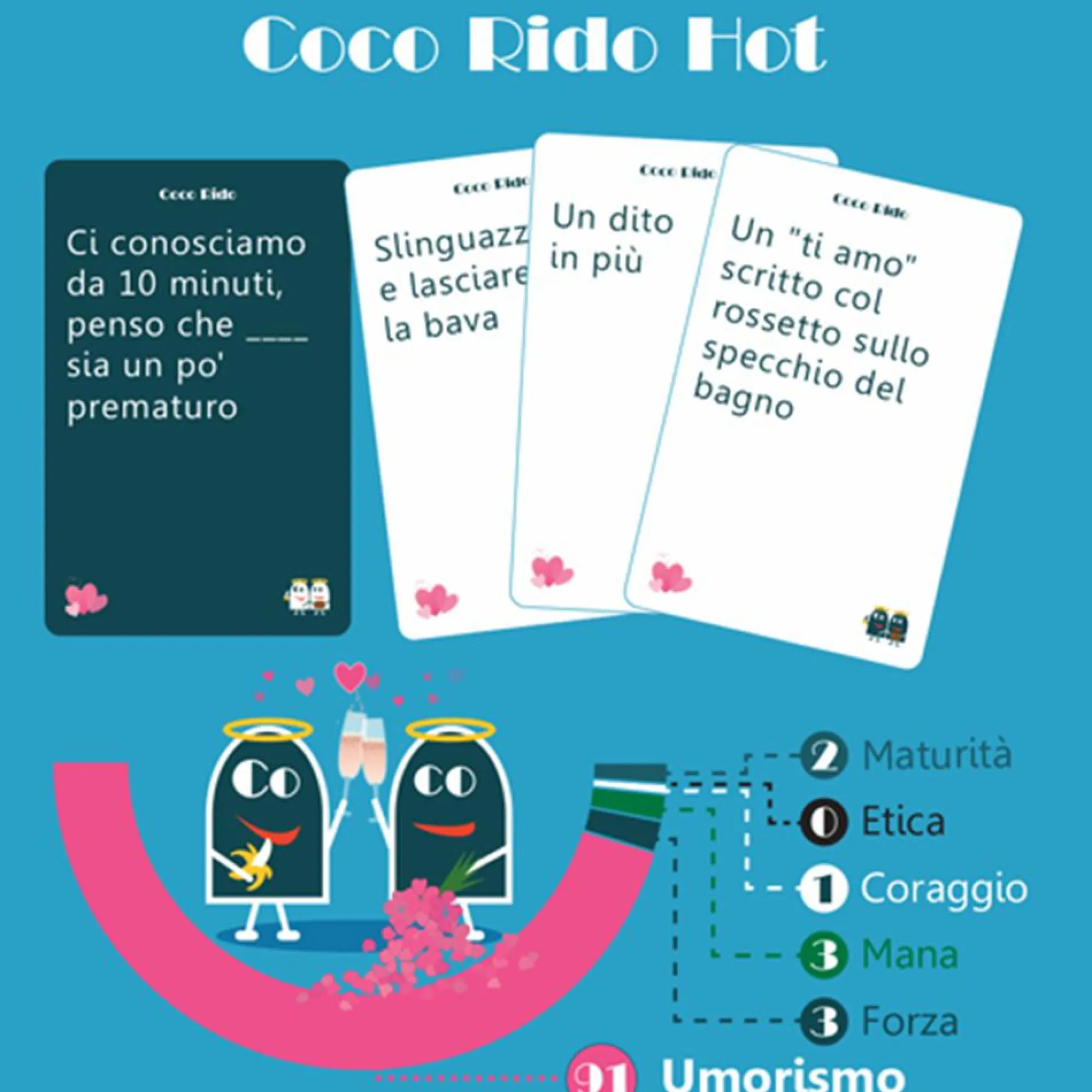 ASMODEE – coco rido hot, gioco di carte irriverente vm18> Giochi Da Tavolo Per Adulti E Carte Collezionabili|Giochi In Scatola Per Famiglia