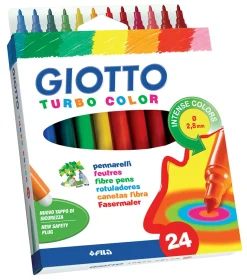 GIOTTO Ast turbo color 24 pz> Cancelleria E Accessori