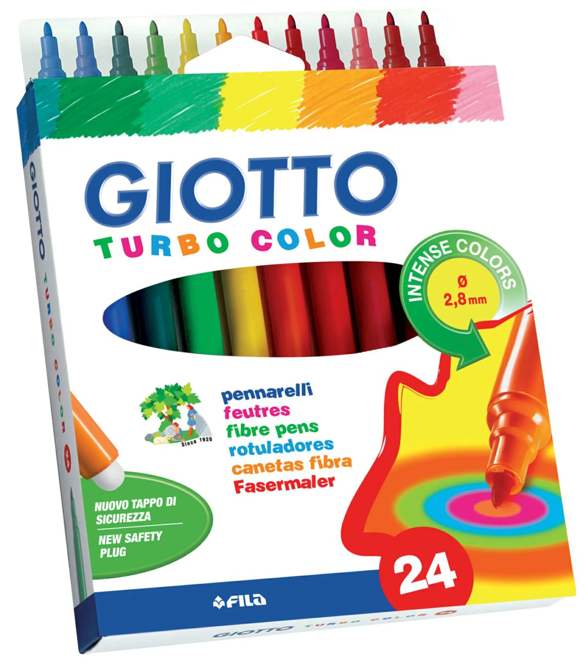 GIOTTO Ast turbo color 24 pz> Cancelleria E Accessori