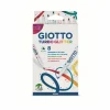 GIOTTO Ast. turbo glitter 8 pz> Cancelleria E Accessori