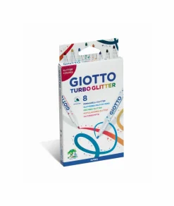 GIOTTO Ast. turbo glitter 8 pz> Cancelleria E Accessori