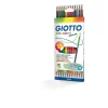 GIOTTO Ast. pastelli stilnovo bicolor 12 pz> Cancelleria E Accessori