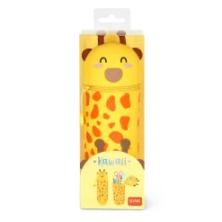 LEGAMI Astuccio giraffa 2 in 1 in morbido silicone – kawaii – extraordinary stationery> Gadget