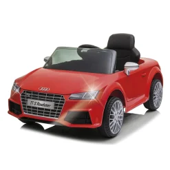 SUN&SPORT Audi tt s roadster 12v per bambini – auto elettrica con batteria al litio, telecomando e luci funzionanti -3+> Cavalcabili Elettrici