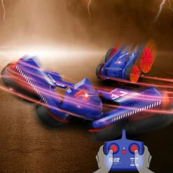 Sharper Image Auto acrobatica rc cyclone twister con trasformazione e luci led – giocattolo radiocomandato per acrobazie –><noscript><img width=