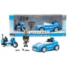 GIOCHI PREZIOSI Auto e moto della polizia con personaggio – veicolo polizia livrea original> Action Figures