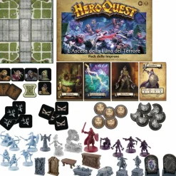 HASBRO GAMING Avalon hill, heroquest, pack delle imprese l’ascesa della luna del terrore, è necessario avere il sistema di gioco base heroquest, dai 14 anni in su><noscript><img width=