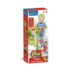 BABY CLEMENTONI – 17738 – baby dragon push scooter, monopattino bambini> Cavalcabili E Primi Passi