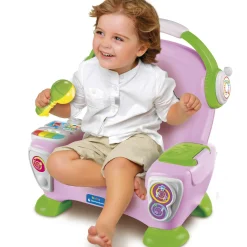 BABY CLEMENTONI – 17755 – poltroncina canta, suona e balla pink> Giochi Di Apprendimento
