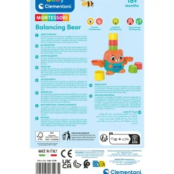 BABY CLEMENTONI – balancing bear – 17493> Giochi Impilabili