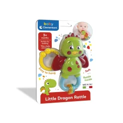 BABY CLEMENTONI – little dragon rattle – sonaglino neonato con massaggiagengive> Trillini E Sonagli