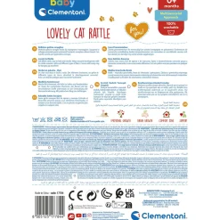 BABY CLEMENTONI – lovely cat sonaglino morbido peluche><noscript><img width=