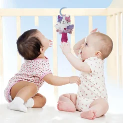 BABY CLEMENTONI – lovely cat sonaglino morbido peluche><noscript><img width=