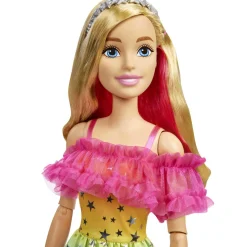 Barbie Bambola alta 71 cm con abito arcobaleno e accessori moda><noscript><img width=