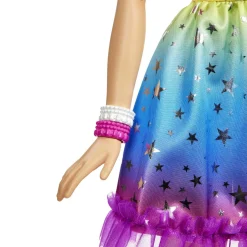 Barbie Bambola alta 71 cm con abito arcobaleno e accessori moda><noscript><img width=