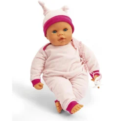 LOVE BEBE' Bambola bonnie 48 cm con suoni  assortita in blu e rosa – love bebè> Bambolotti
