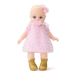 FAO Schwarz Bambola cuddle baby doll da 35 cm con capelli biondi> Bambolotti