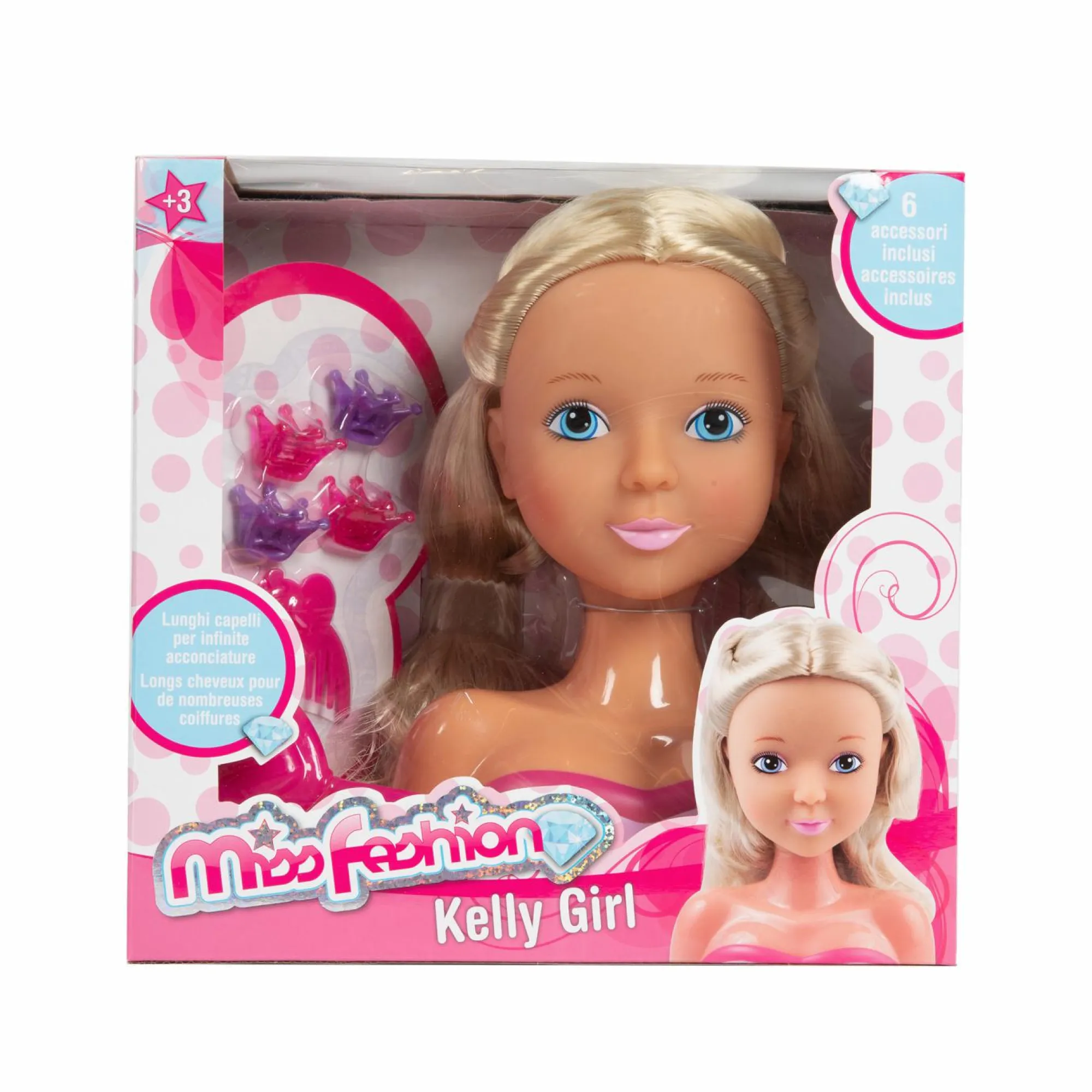 MISS FASHION Bambola da pettinare – kelly girl> Moda, Gioielli, Decorazioni, Cosmetici