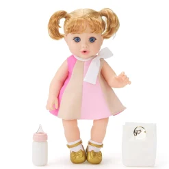 FAO Schwarz Bambola interattiva drink & wet con funzione bagna pannolini, 35 cm> Bambolotti