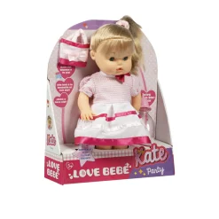 LOVE BEBE' Bambola kate party  36 cm – love bebé> Bambolotti