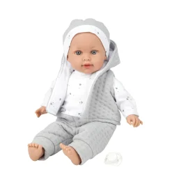 LOVE BEBE' Bambola realistica charlie – grigio – 42 cm> Bambolotti