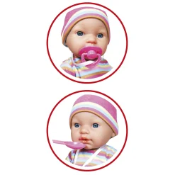 LOVE BEBE' Bambola robin 43 cm con set accessori – love bebè><noscript><img width=