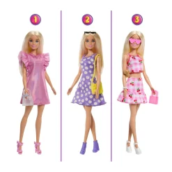 Barbie – armadio dei sogni, set con bambola bionda alla moda, 25 vestiti e accessori, 3 look completi inclusi><noscript><img width=