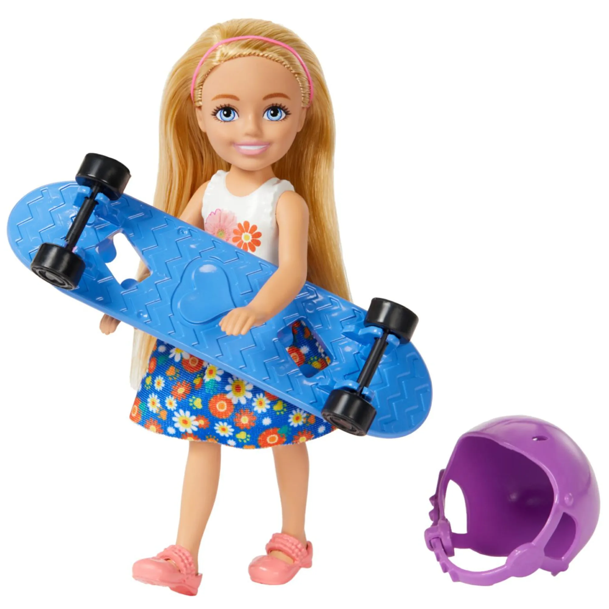 Barbie – divertimento in giardino, set con 3 bambole, 2 cuccioli, bicicletta, skateboard e accessori> Fashion Dolls