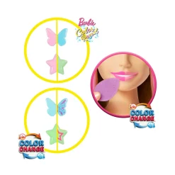 Barbie – testa pettinabile deluxe, capelli biondi con oltre 20 accessori per acconciature><noscript><img width=