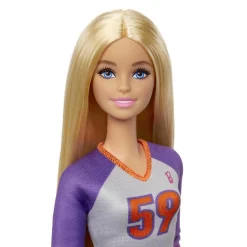 Barbie carriere – pallavolista, bambola snodata con divisa sportiva, palla e accessori inclusi><noscript><img width=