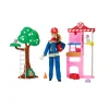 Barbie carriere – vigilessa del fuoco, playset con bambola e caserma dei pompieri, include 2 cuccioli con effetto cambia colore> Fashion Dolls