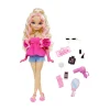 Barbie dream besties – “malibu”, bambola bionda alla moda con 11 accessori a tema capelli e make-up inclusi> Fashion Dolls
