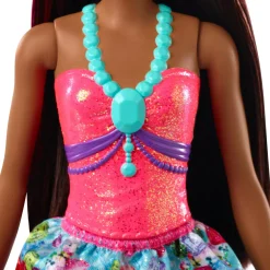 Barbie - dreamtopia bambola principessa con ciocca rosa, 30.5 cm, giocattolo per bambini 3+ anni, multicolore><noscript><img width=
