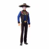 Barbie , ken, bambola día de muertos, indossa un abito tradizionale con volant e ha il volto dipinto a tema calavera, giocattolo per bambini 6+ anni> Fashion Dolls